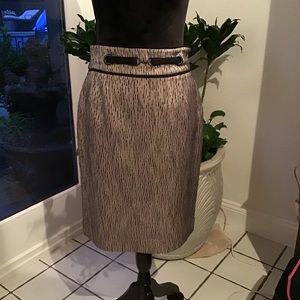 Black with ivory skirt